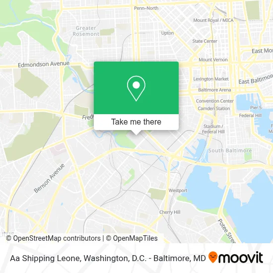 Aa Shipping Leone map