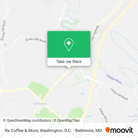 Rx Coffee & More map