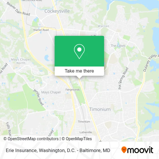 Erie Insurance map