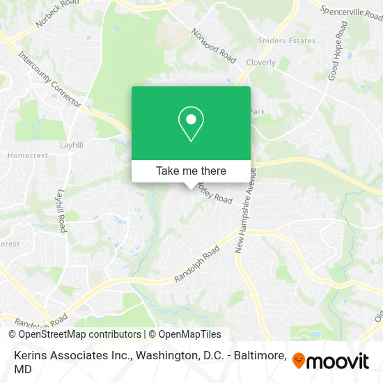 Kerins Associates Inc. map