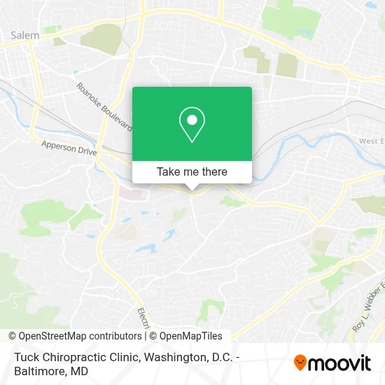 Tuck Chiropractic Clinic map