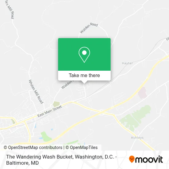 The Wandering Wash Bucket map