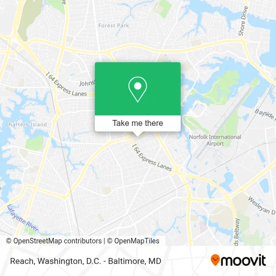 Reach map