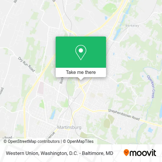 Western Union map