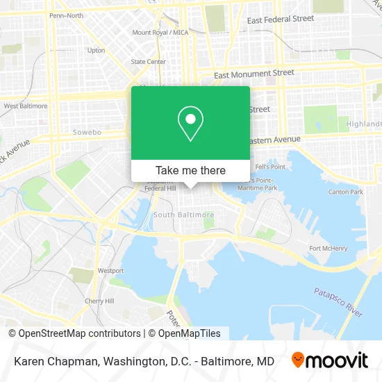 Karen Chapman map