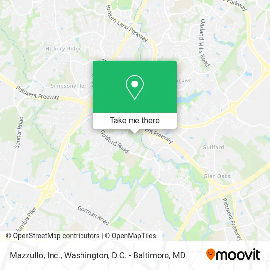 Mazzullo, Inc. map