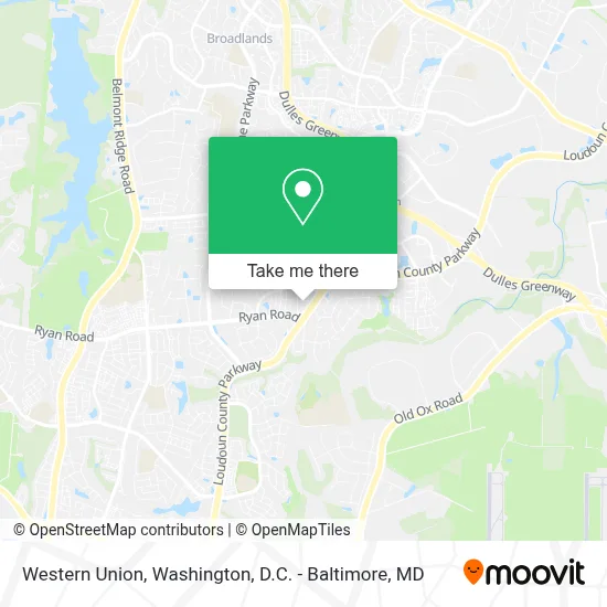 Western Union map