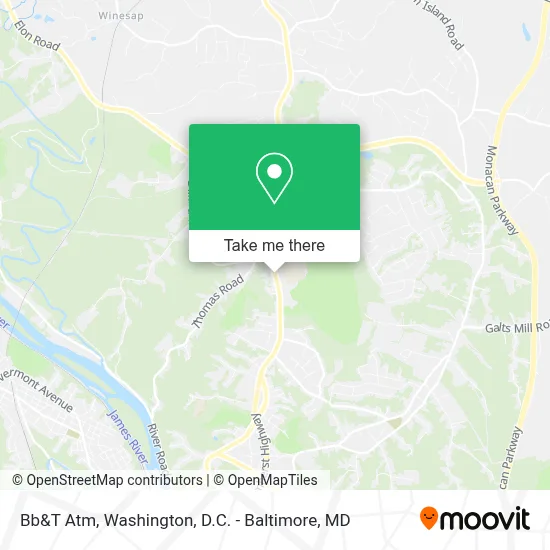 Bb&T Atm map