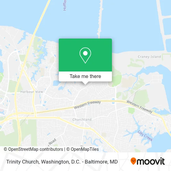 Trinity Church map