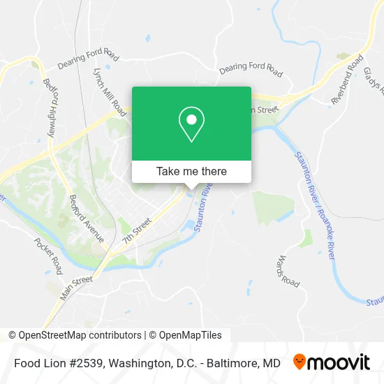 Food Lion #2539 map