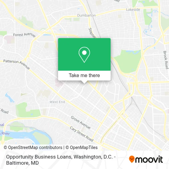 Opportunity Business Loans map