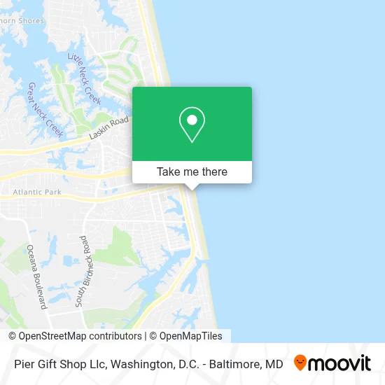Pier Gift Shop Llc map