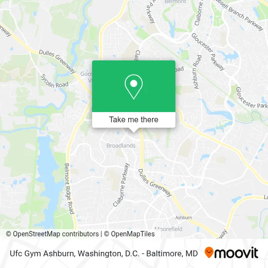 Ufc Gym Ashburn map