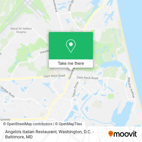 Angelo's Italian Restaurant map