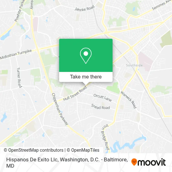 Hispanos De Exito Llc map