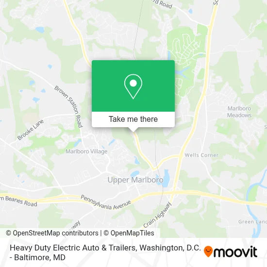 Heavy Duty Electric Auto & Trailers map