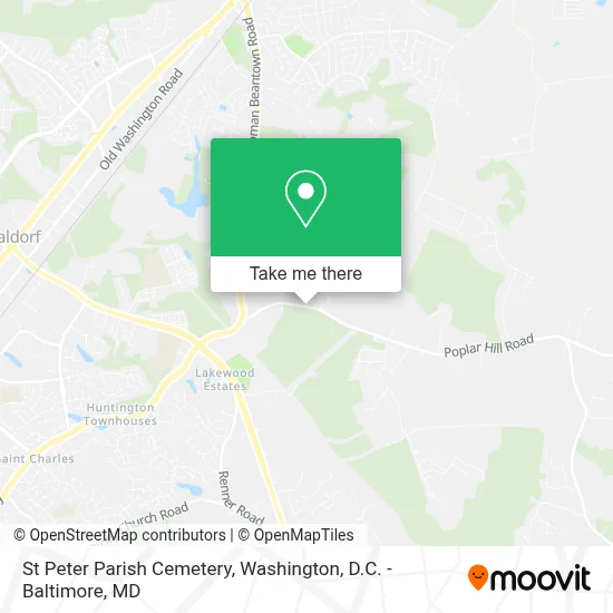 St Peter Parish Cemetery map