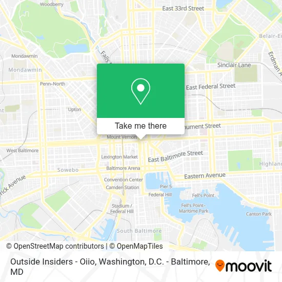 Outside Insiders - Oiio map