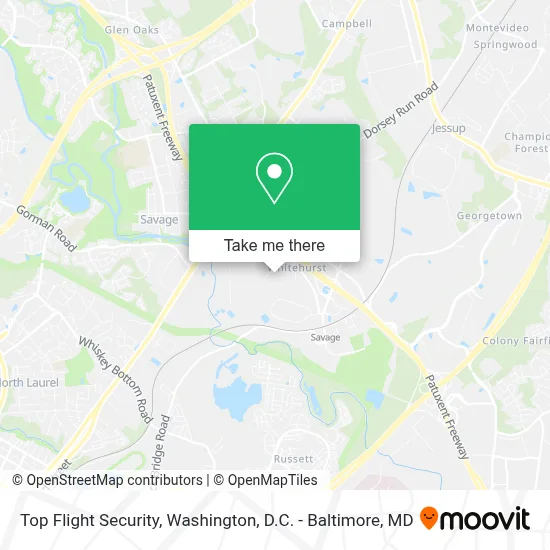 Top Flight Security map