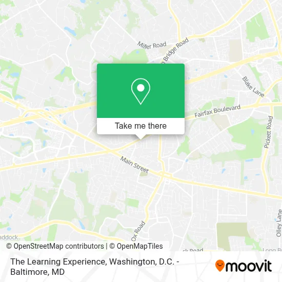 The Learning Experience map