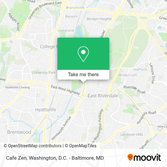 Cafe Zen map
