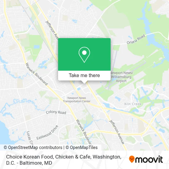 Choice Korean Food, Chicken & Cafe map