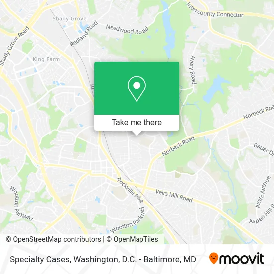 Specialty Cases map