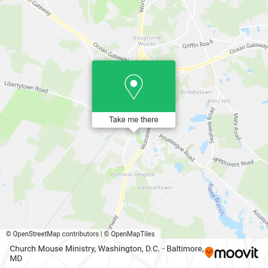 Church Mouse Ministry map