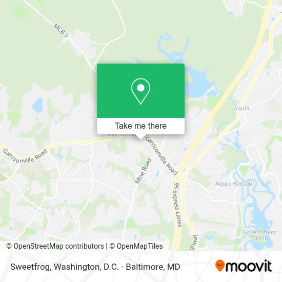 Sweetfrog map