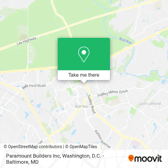Paramount Builders Inc map