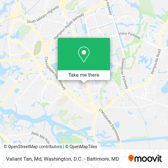 Valiant Tan, Md map