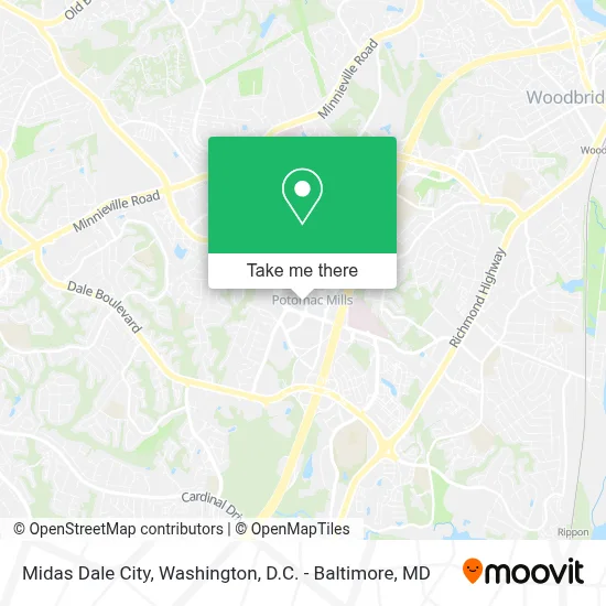 Midas Dale City map