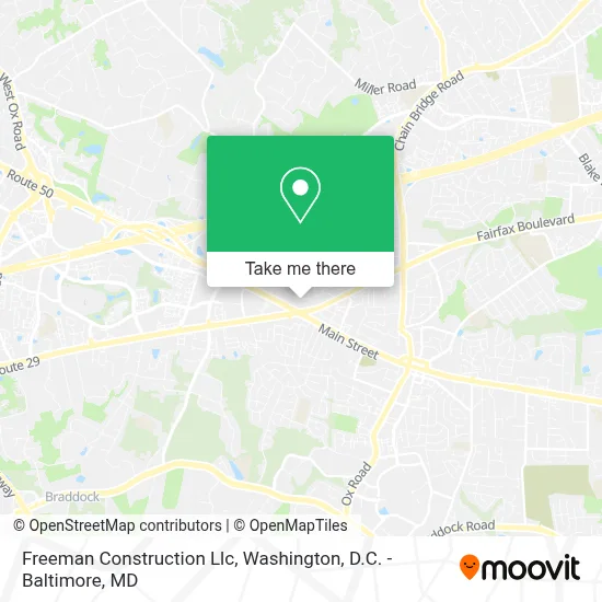 Freeman Construction Llc map