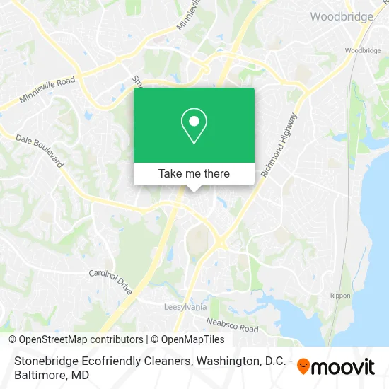 Stonebridge Ecofriendly Cleaners map