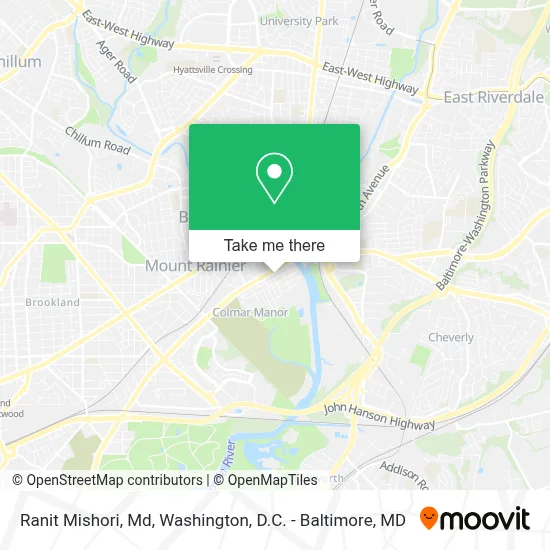 Ranit Mishori, Md map
