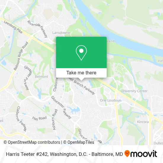 Harris Teeter #242 map