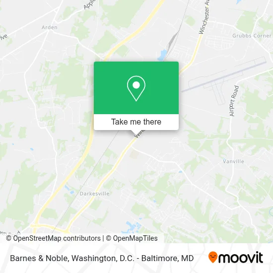 Barnes & Noble map