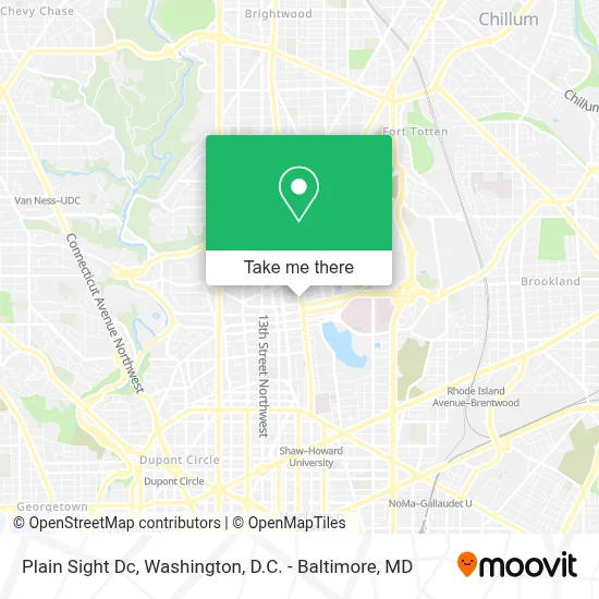 Plain Sight Dc map