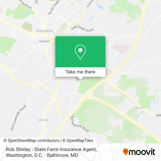 Rob Shirley - State Farm Insurance Agent map
