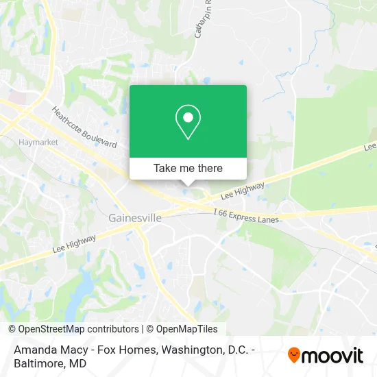 Amanda Macy - Fox Homes map