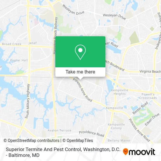 Superior Termite And Pest Control map