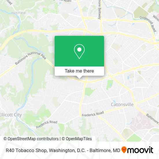 R40 Tobacco Shop map