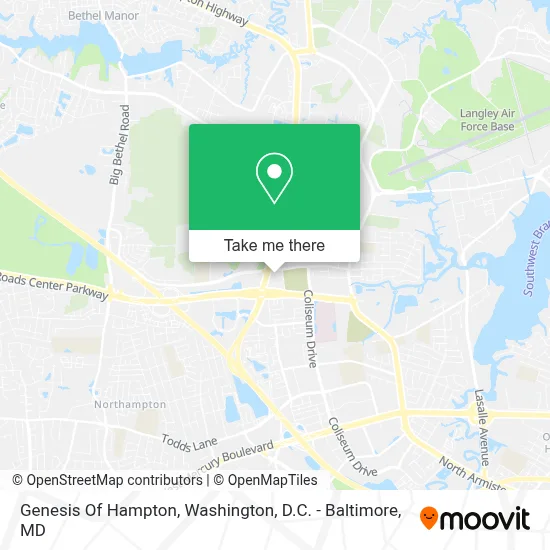 Genesis Of Hampton map