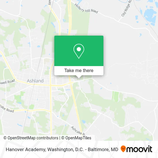 Hanover Academy map