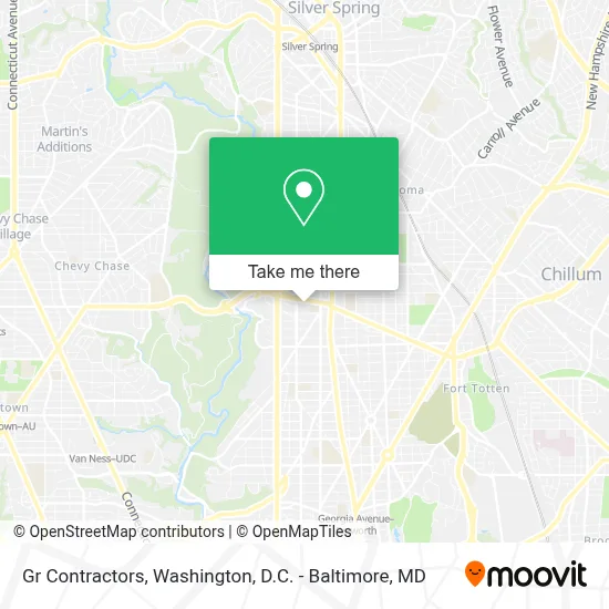 Gr Contractors map