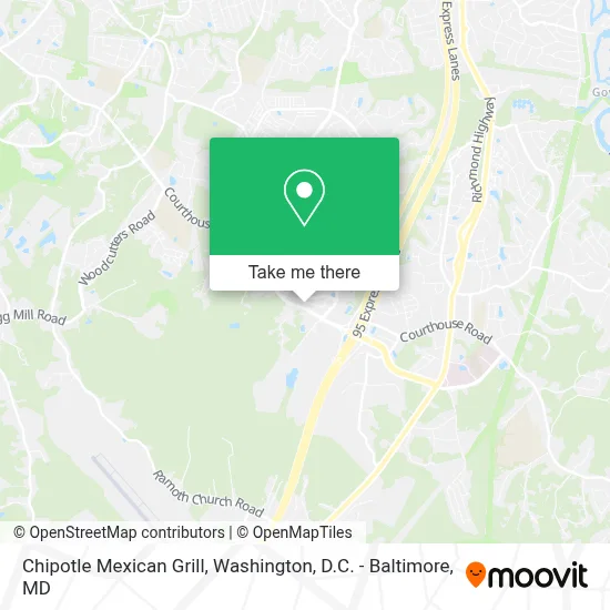 Chipotle Mexican Grill map