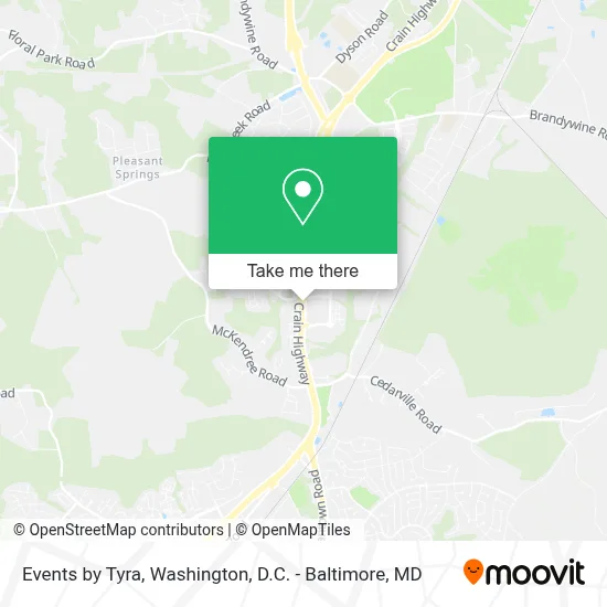 Events by Tyra map