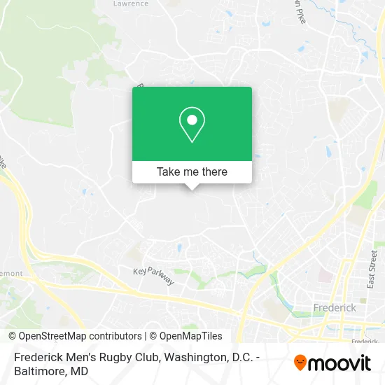 Frederick Men's Rugby Club map