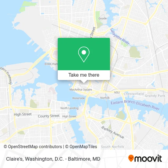 Claire's map