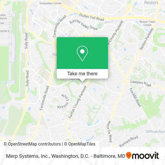 Merp Systems, Inc. map